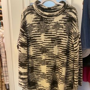 Urban Grey and White Sweater